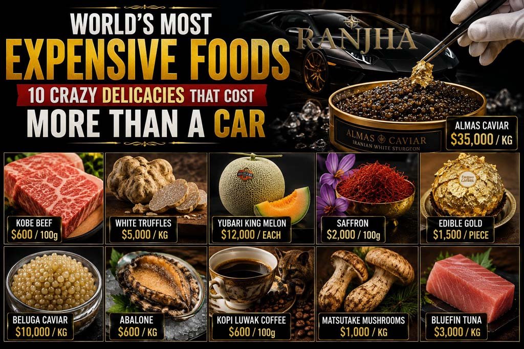 World’s Most Expensive Foods: 10 Crazy Delicacies That Cost More Than a Car Foods
